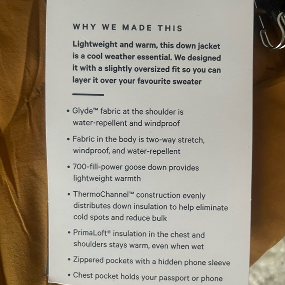 Stylish Gold and Tan Puffer Jacket - Picture 9 of 10